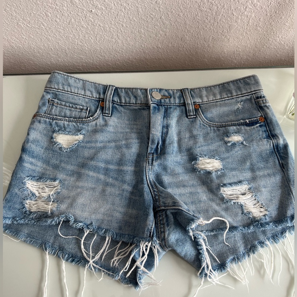 Blank NYC Distressed Vintage Jean Shorts